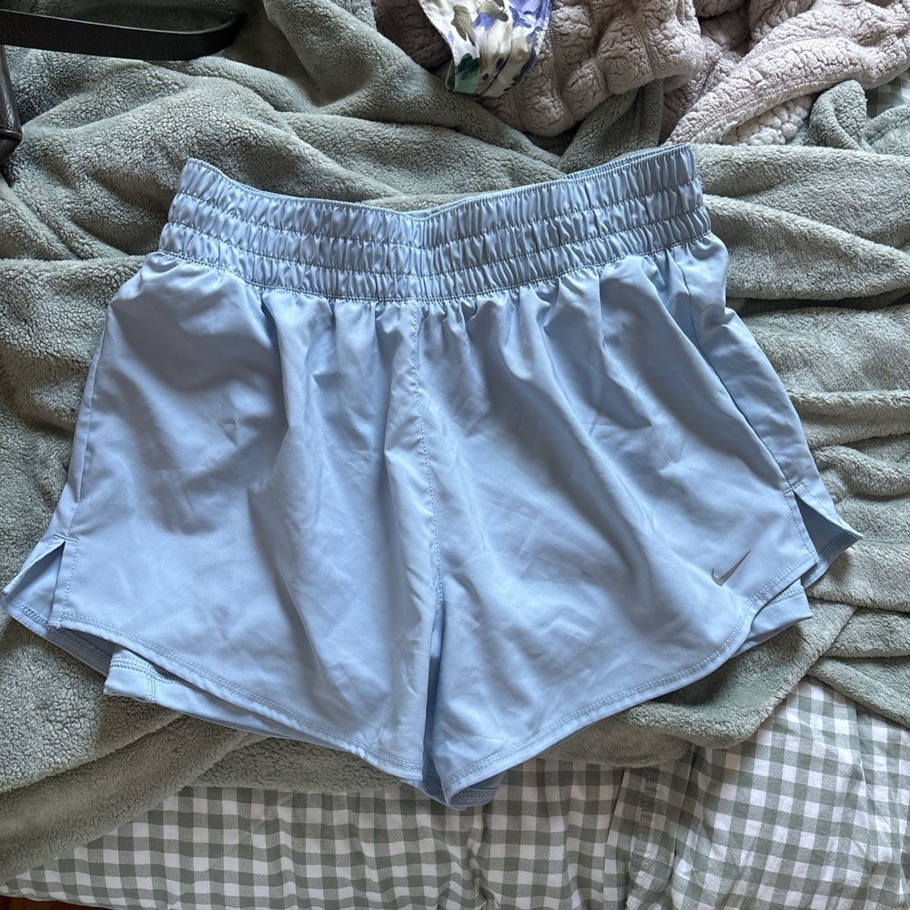 Nike Baby Blue DRI-FIT Athletic Shorts M